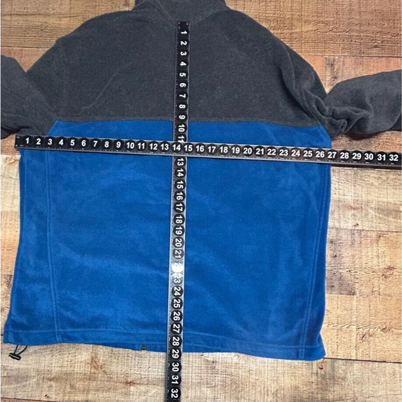 Columbia Jacket Mens XXL Gray Blue Colorblock Steens Mountain Fleece Full Zip - Picture 5 of 8